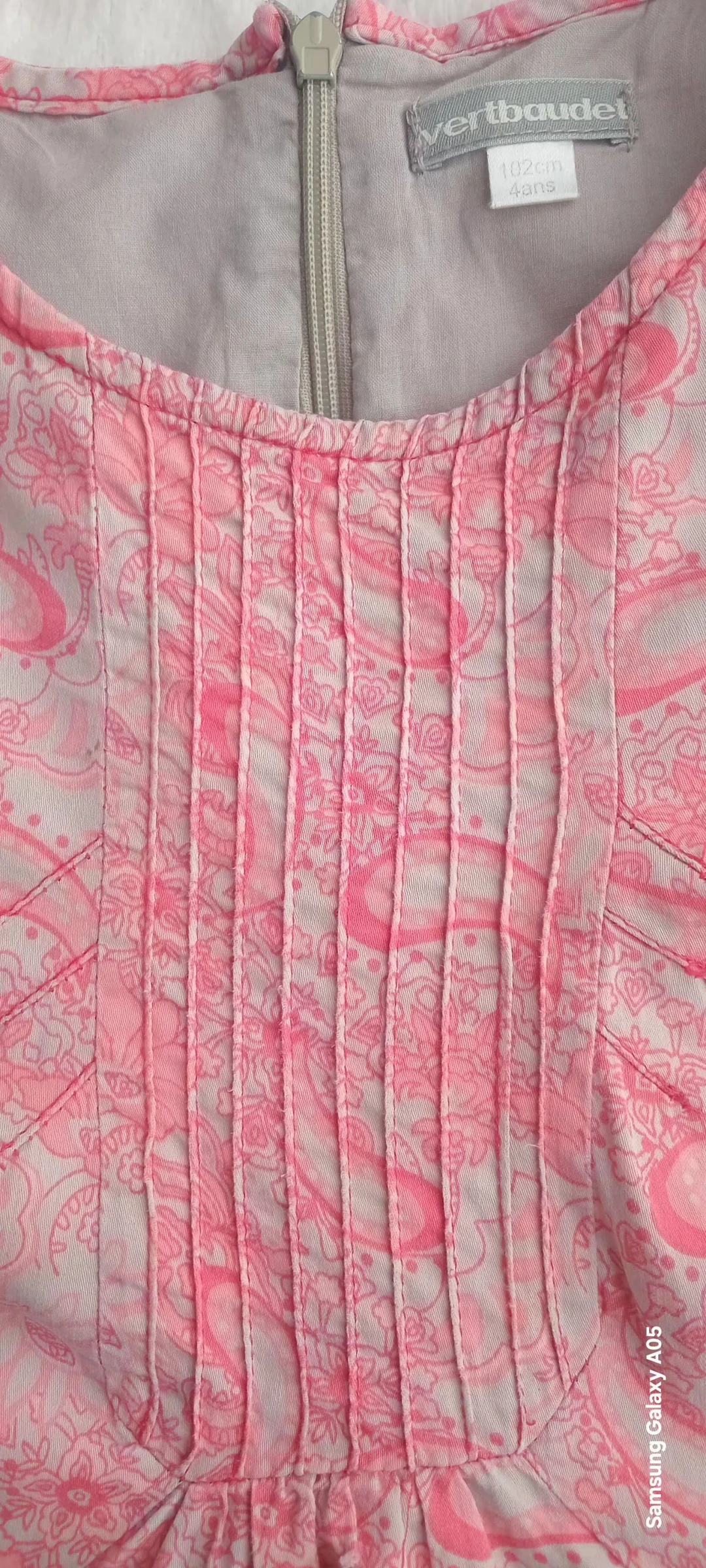 Vestido Vertbaudet 4 anos rosa•Excelente estado – photo 4